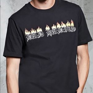 Flame t shirt “bad habits”